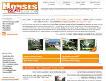 Tablet Screenshot of housesforsalelists.com